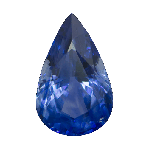 Le saphir bleu profond