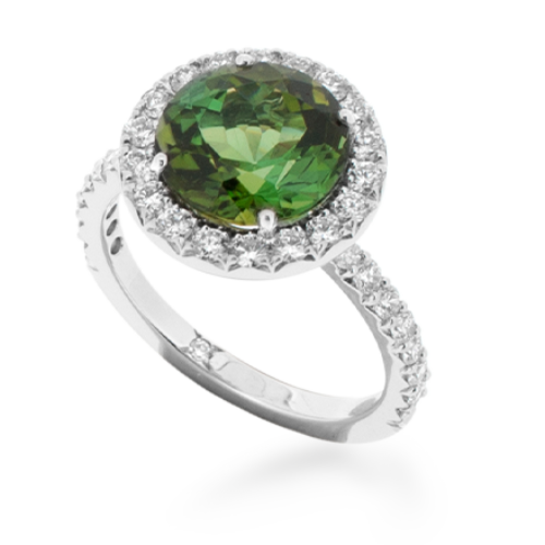 Bague tourmaline ronde